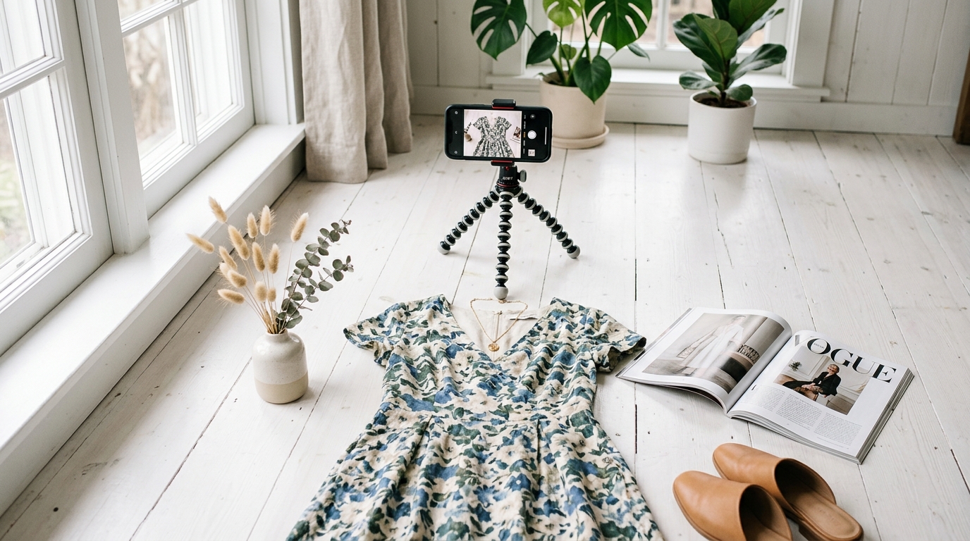 Tips Foto Produk untuk Reseller Baju: Modal HP Bisa Terlihat Profesional