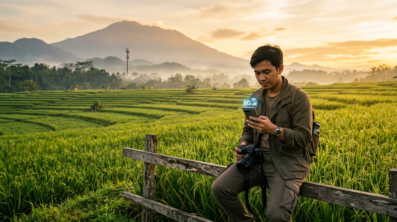 Bangkitnya YouTuber Desa di 2026: Berkat Internet Cepat 6G di Seluruh Indonesia