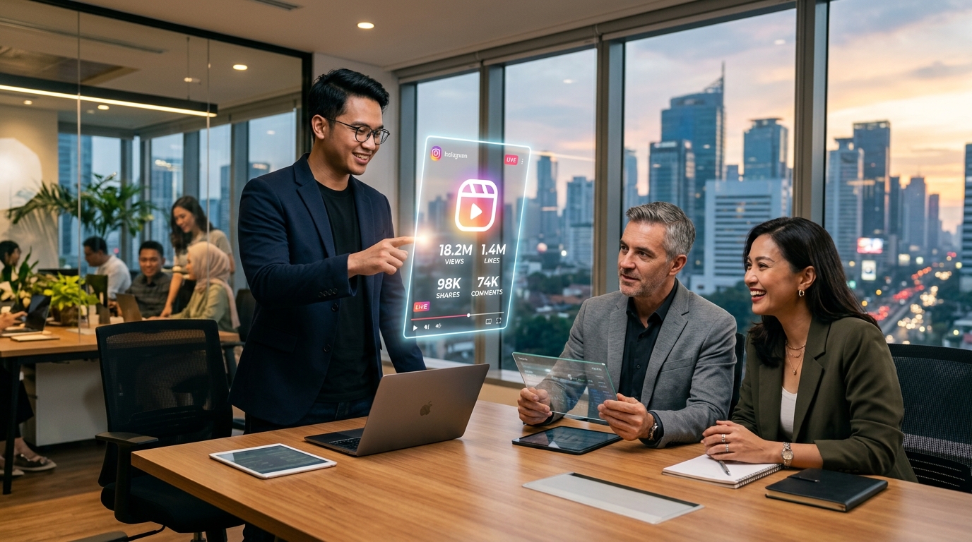 Jasa Views Instagram untuk Startup: Membangun Traksi Awal di Mata Calon Investor dan Partner