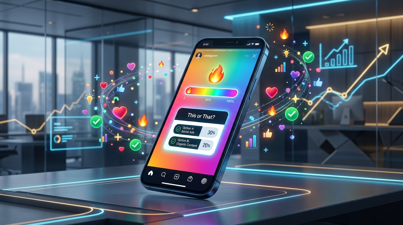 Jasa Penambah Vote Emoji Slider Instagram: Solusi Interaksi Unik untuk Akun Perusahaan