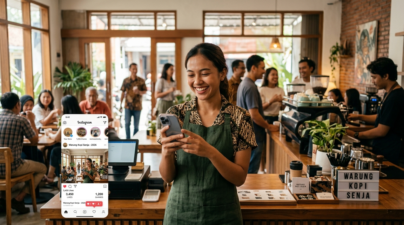 Pentingnya Jasa Shares Instagram Lokal Indonesia untuk Meningkatkan Kunjungan Toko Fisik UMKM