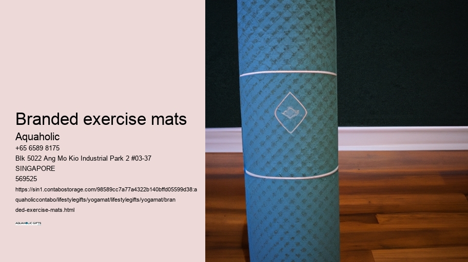 branded exercise mats