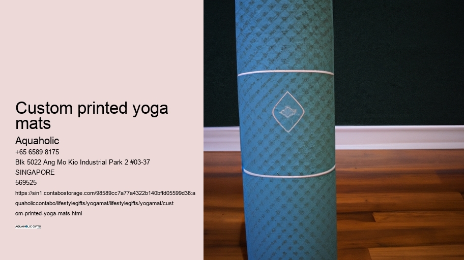 custom printed yoga mats