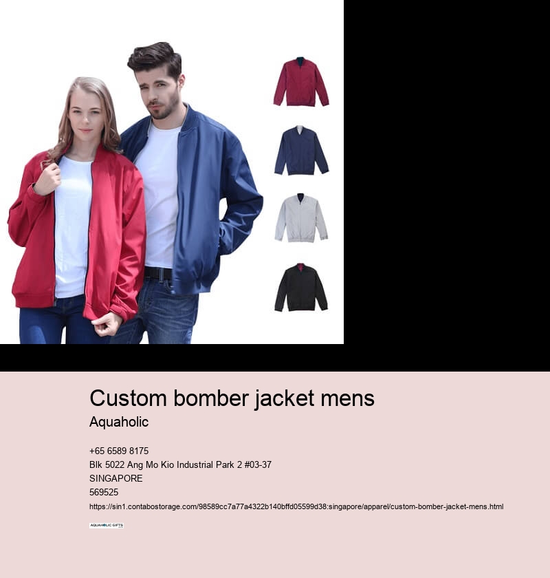 custom bomber jacket mens