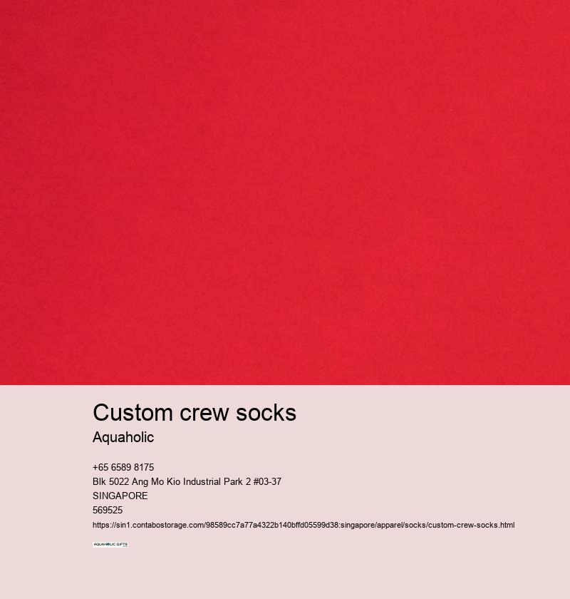 custom crew socks