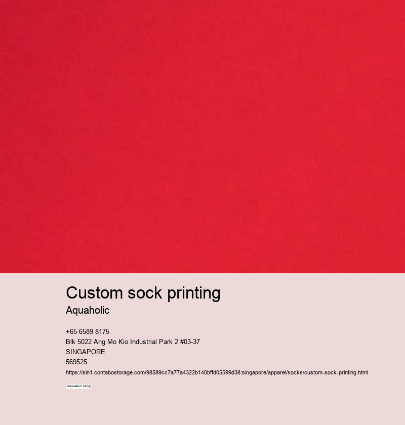 custom sock printing