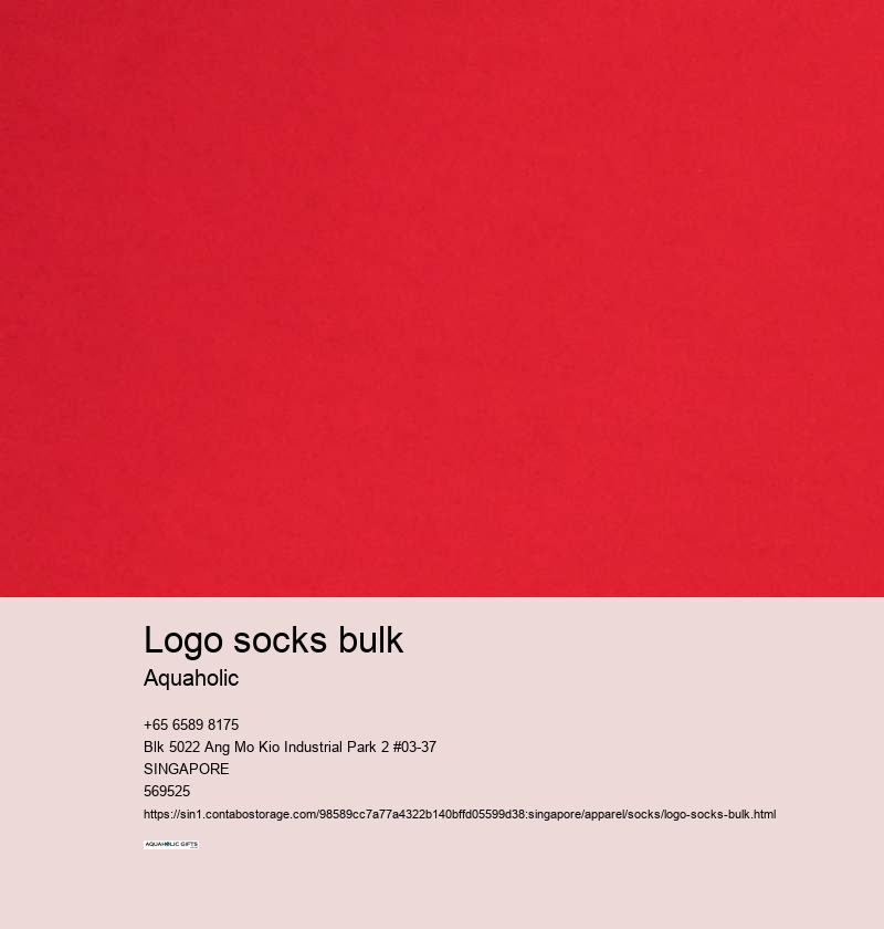 logo socks bulk