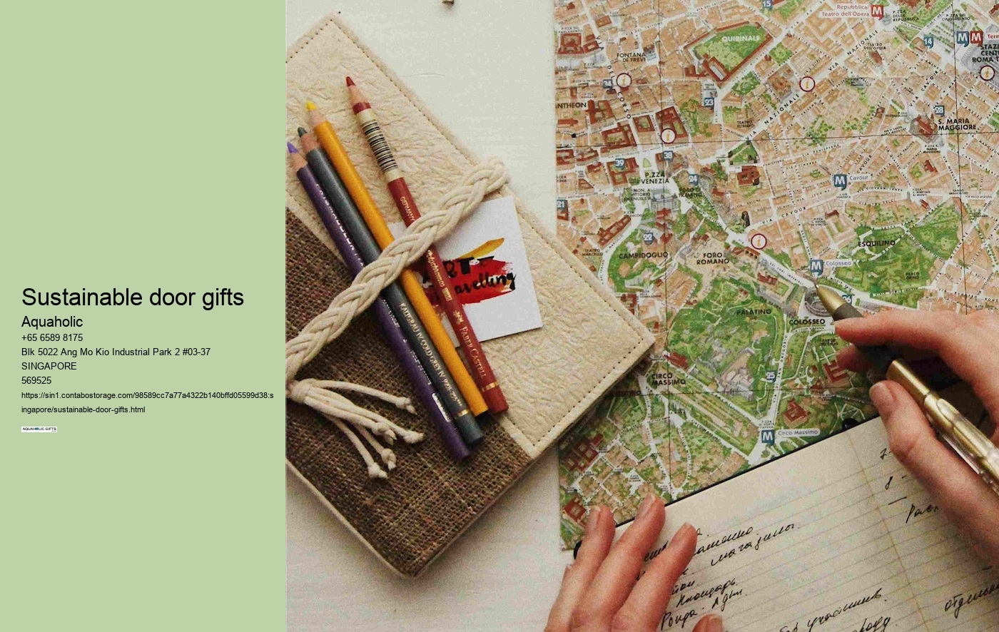 sustainable door gifts