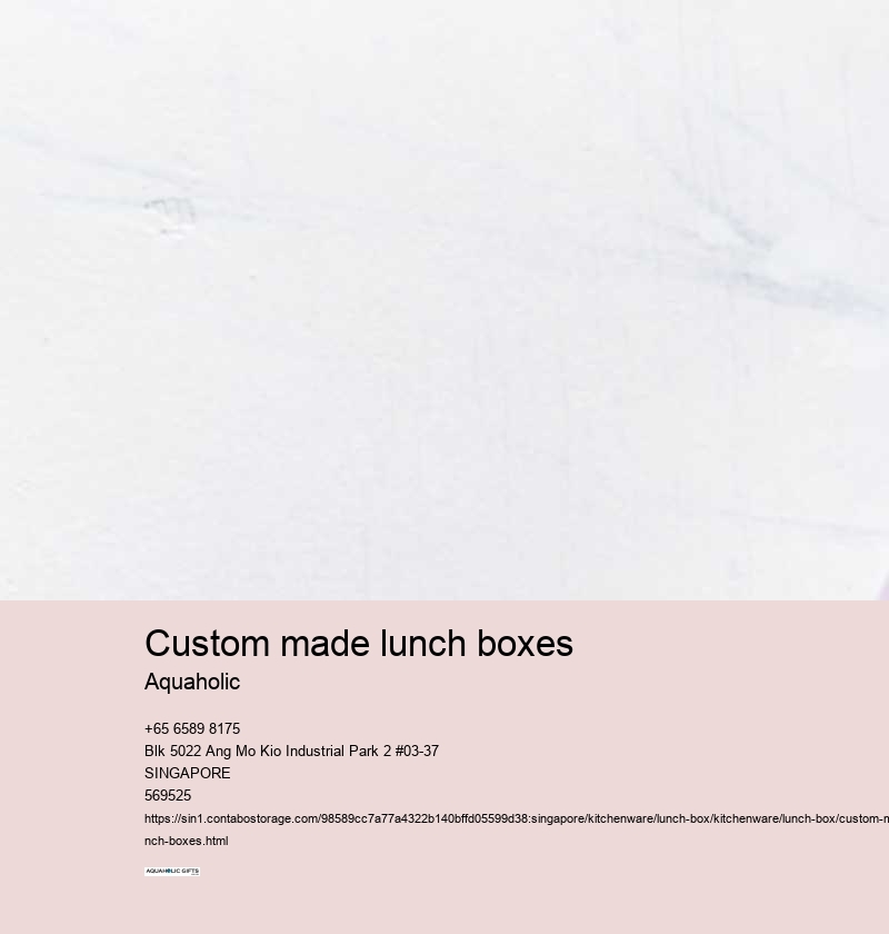 custom made lunch boxes