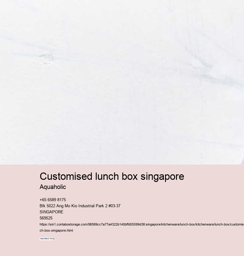 customised lunch box singapore