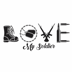 Love my army soldier vector | Love my soldier Vector Image, SVG, PSD, PNG, EPS, Ai Format | Vector Graphic Arts Downloads