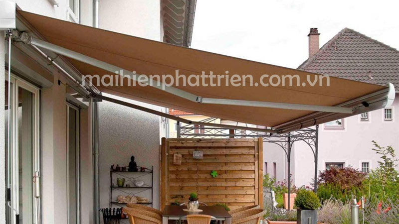 Lắp đặt mái che di động giá rẻ tại Biên Hoà, Đồng Nai - Mái hiên Phát triển