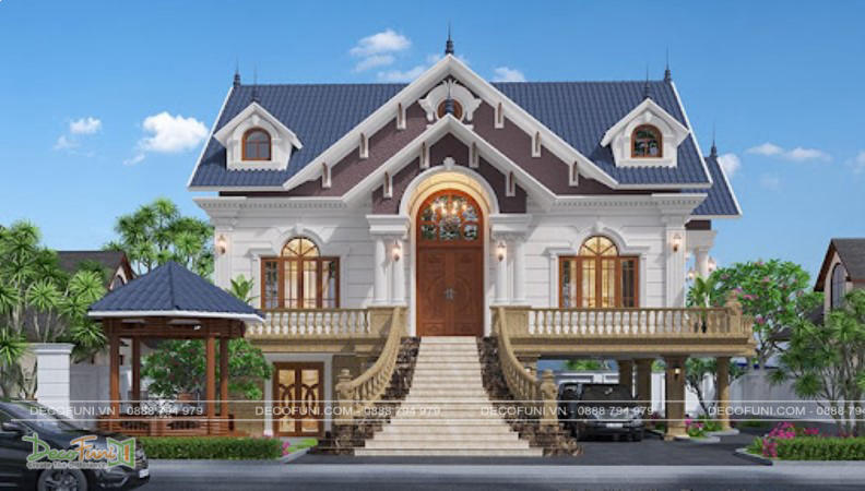 Các mẫu nhà biệt thự 2 tầng mái thái ĐẸP và HIỆN ĐẠI 2021