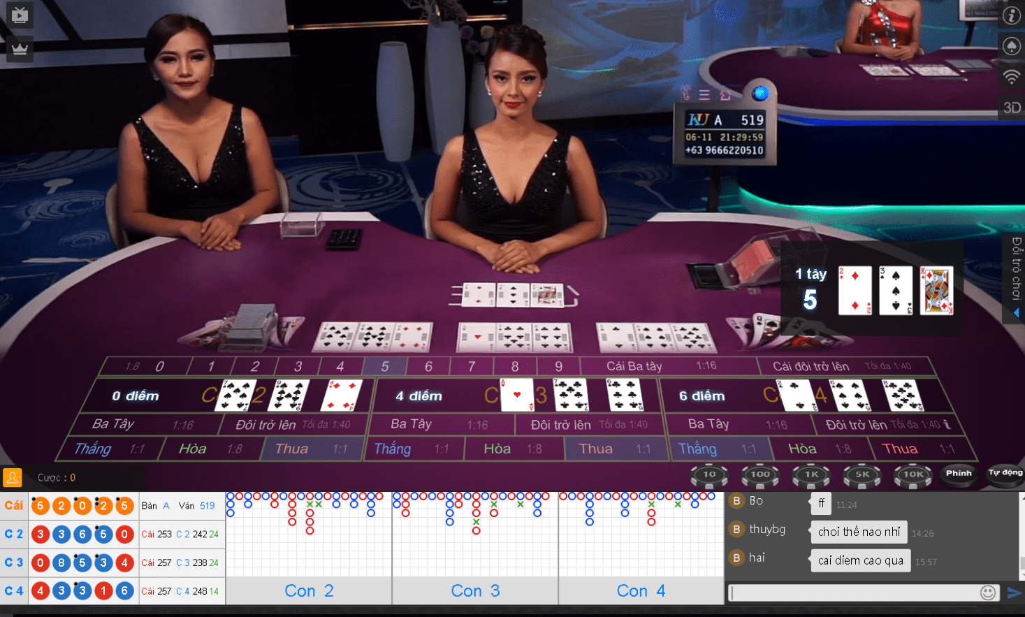 Hướng dẫn chơi bài Ba Tây online đơn giản trên Kubet