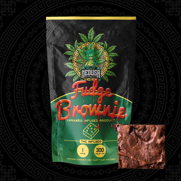 Buy Fudge Brownie | 200MG THC | Medusa Extracts online in canada | Medusa Extracts