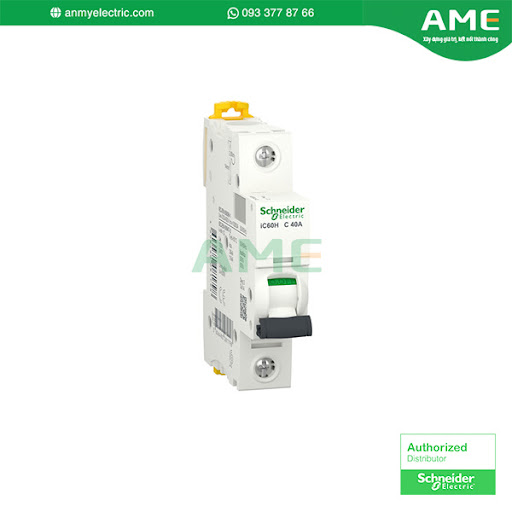 Cầu dao tự động ACTI9 - MBC iC60H 1P, 10kA, 230V, C curve A9F84140