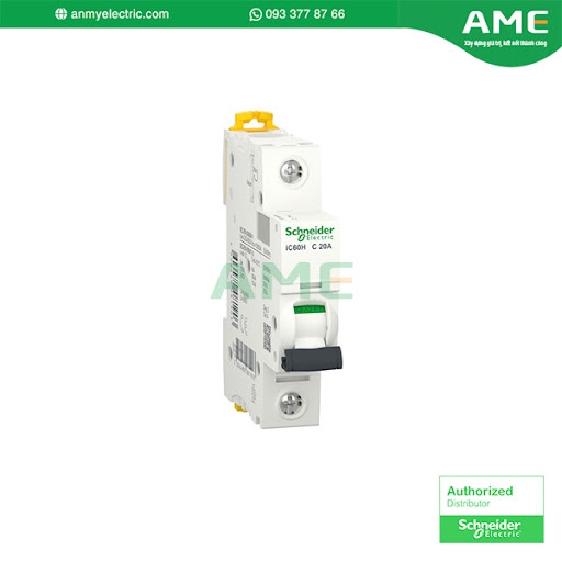 Cầu dao tự động ACTI9 - MBC iC60H 1P, 10kA, 230V, C curve A9F84120