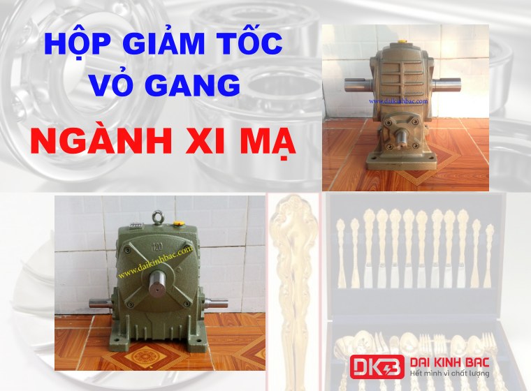 Hộp Giảm Tốc Vỏ Gang Chuyên Dùng Cho Ứng Dụng Ngành Xi Mạ