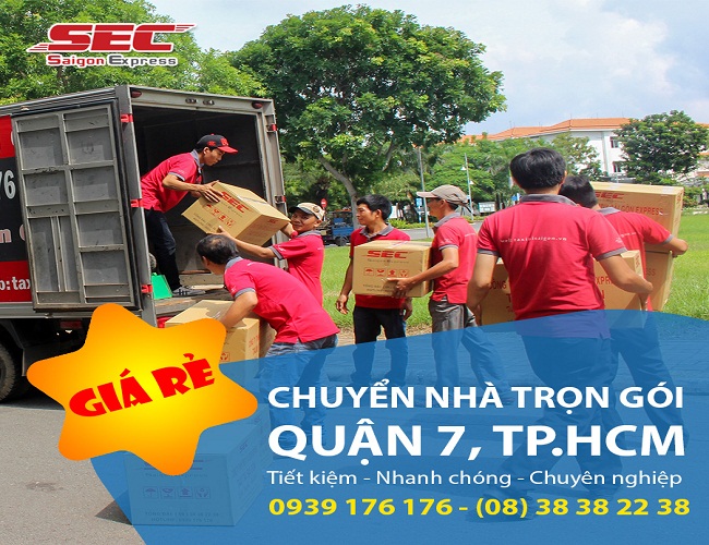 Dịch Vụ Chuyển Nhà Trọn Gói Quận 7 - Taxi Tải Sài Gòn