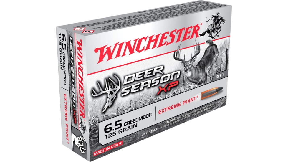 Winchester DEER SEASON XP 6.5mm Creedmoor Extreme Point 125 Grain 500 Rounds [20x25] Box - Buy Ammo Online Store