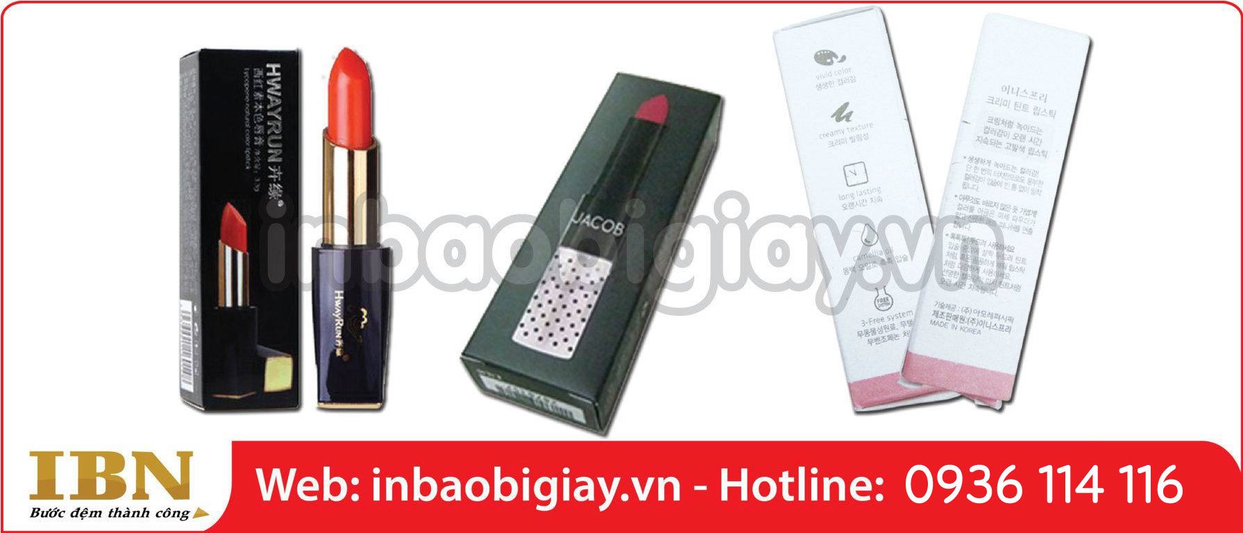In Hộp Đựng Son Giá Rẻ - In Vỏ Hộp Son Handmade Đẹp Tại TP HCM