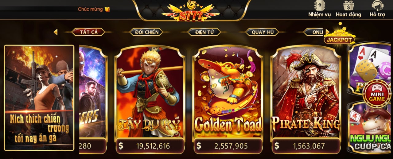 Game Slot Tây Du Ký - Game Bài Tuổi Thơ Cực Hay Tại S777