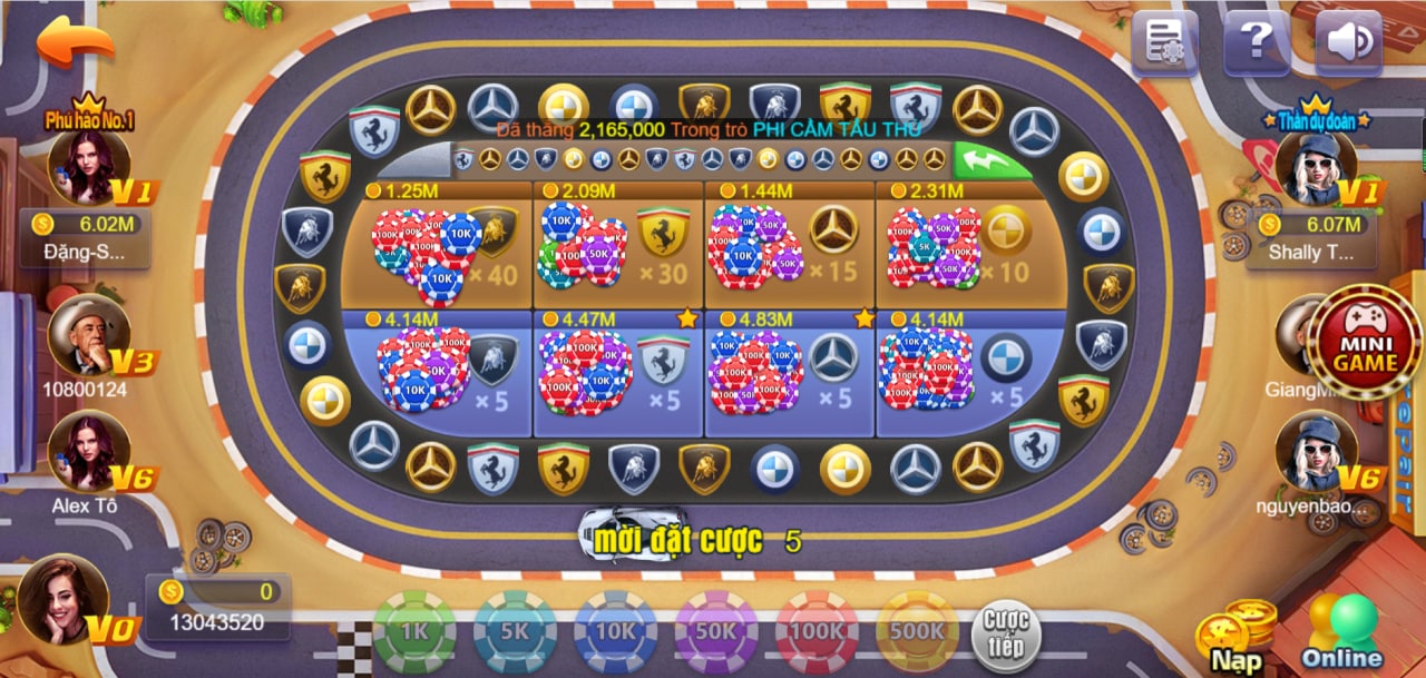Cực Phẩm Phi Xe - Siêu Phẩm game bài đổi thưởng tại S777