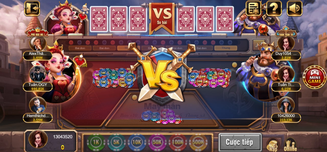 Đại chiến đỏ đen S777 - Game bài đổi thưởng cực cuốn hút
