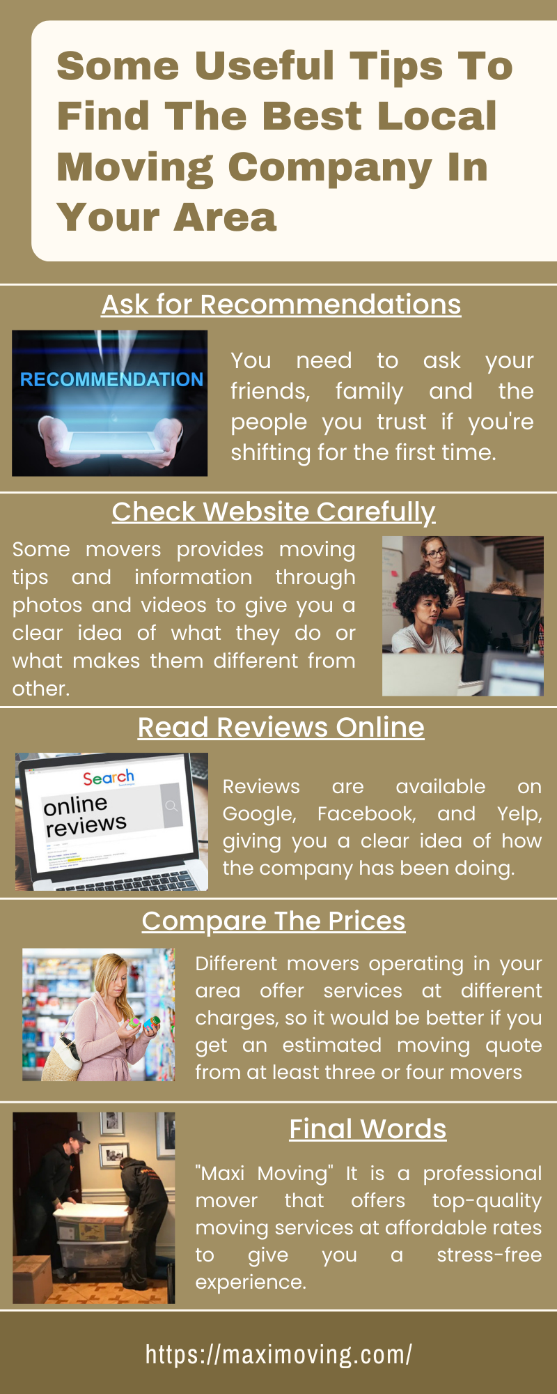 Some useful tips to find the best local moving company in your area - Gifyu
