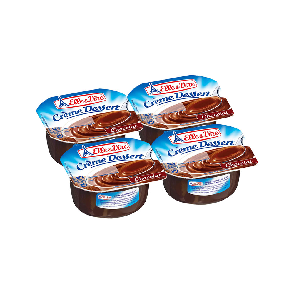 Váng sữa Elle&Vire vị Socola 100g