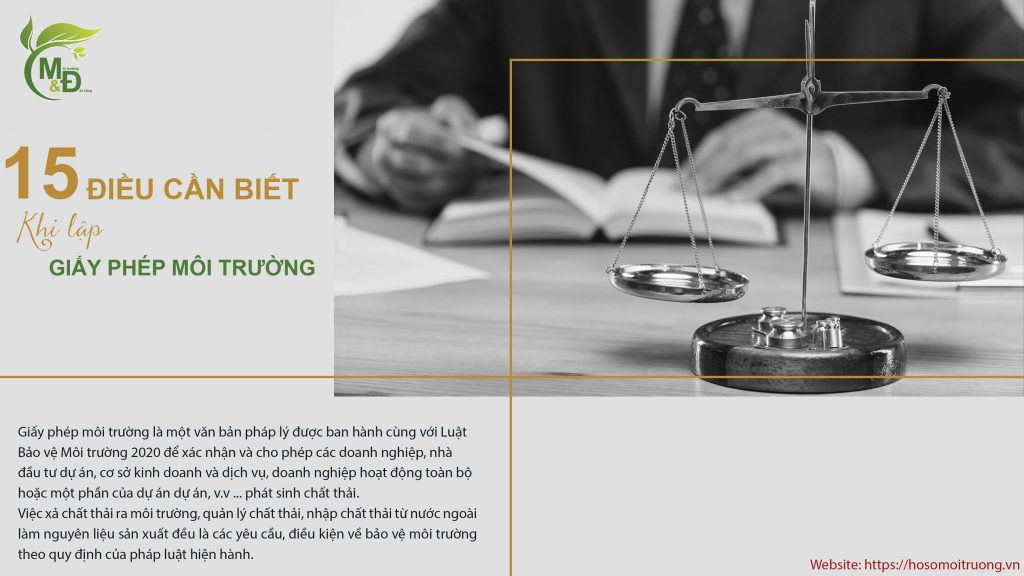 15 điều cần biết khi lập Giấy phép môi trường 2022