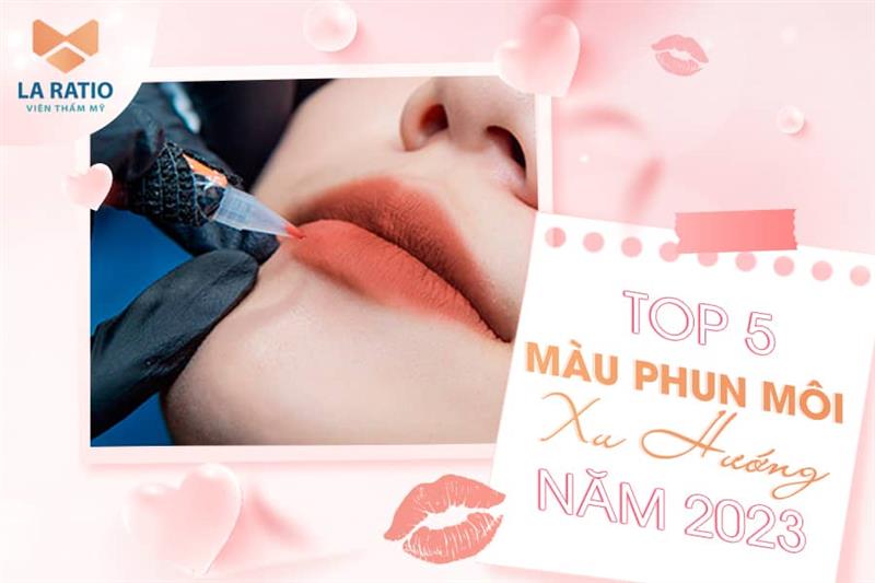 Phun môi màu cam đất - Top 5 màu phun môi xu hướng năm 2023