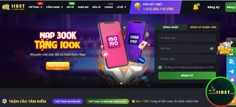 11Bet ⭐️ Giới thiệu nhà cái 11Bet ⭐️ Tặng 88k
