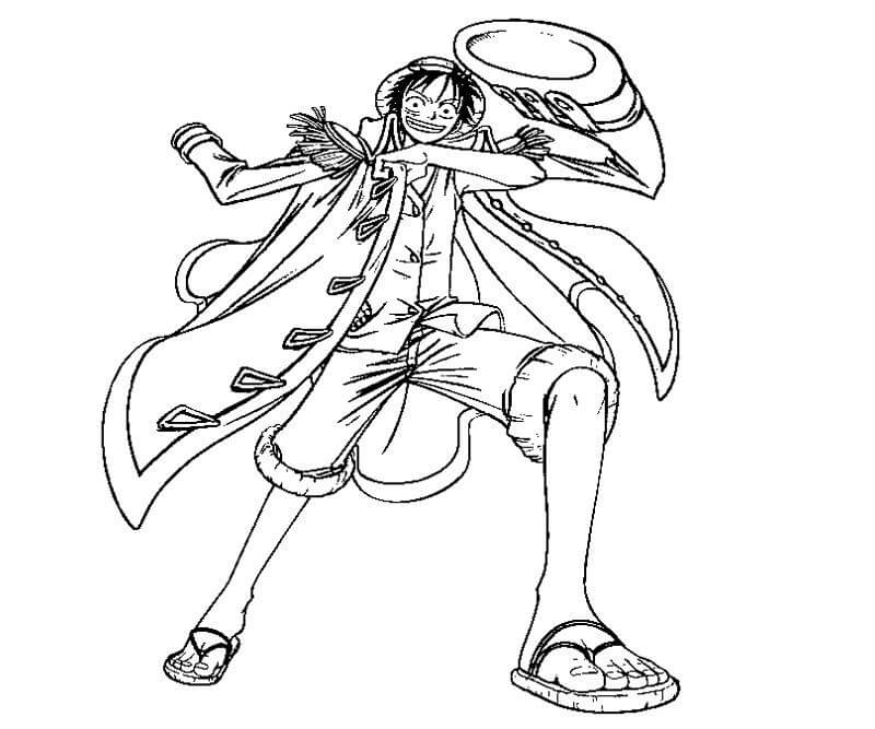 Tô Màu Luffy - Nhân Vật Truyền Cảm Hứng Trong Thế Giới Hoạt Hình - Tranh tô màu