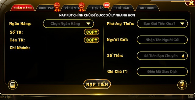 Hướng dẫn 7 cách nạp tiền Hitclub qua đủ các phương thức cho người chơi