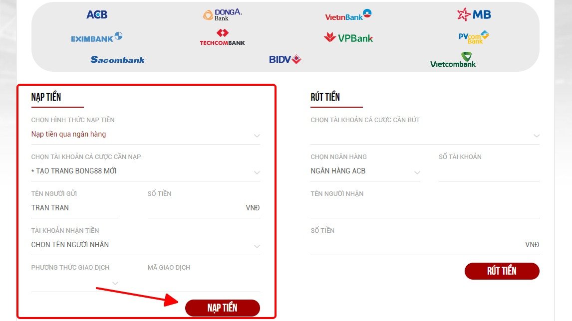 Hướng Dẫn Cách Nạp Tiền Mibet Tham Gia Cá Cược Thả Ga