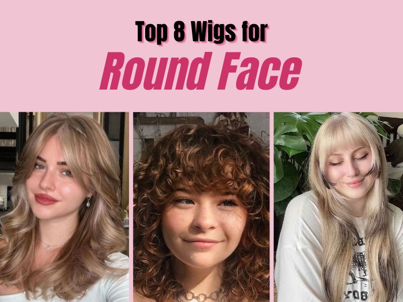 Top 8 Wigs For Round Faces For A Stunning Look | Apohair