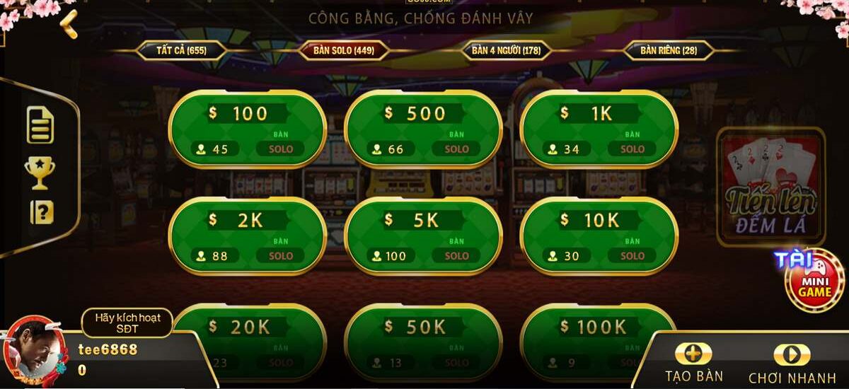 Tiến Lên Đếm Lá Go88: Kinh Nghiệm Đánh Bại Mọi Đối Thủ - Go88