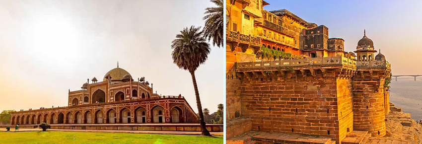 North India with Varanasi Tour Packages, Trip Itinerary