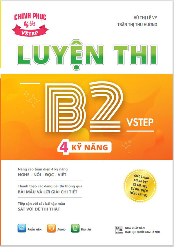 Download sách luyện thi B2 VSTEP 4 kỹ năng PDF