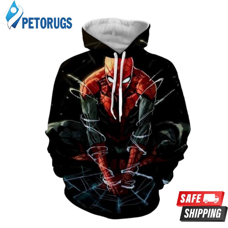 Spiderman 3D Hoodie - Peto Rugs
