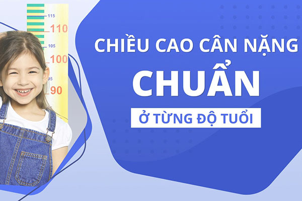 Bảng chiều cao cân nặng chuẩn cho trẻ từ 1 đến 18 tuổi - MinBin Tool