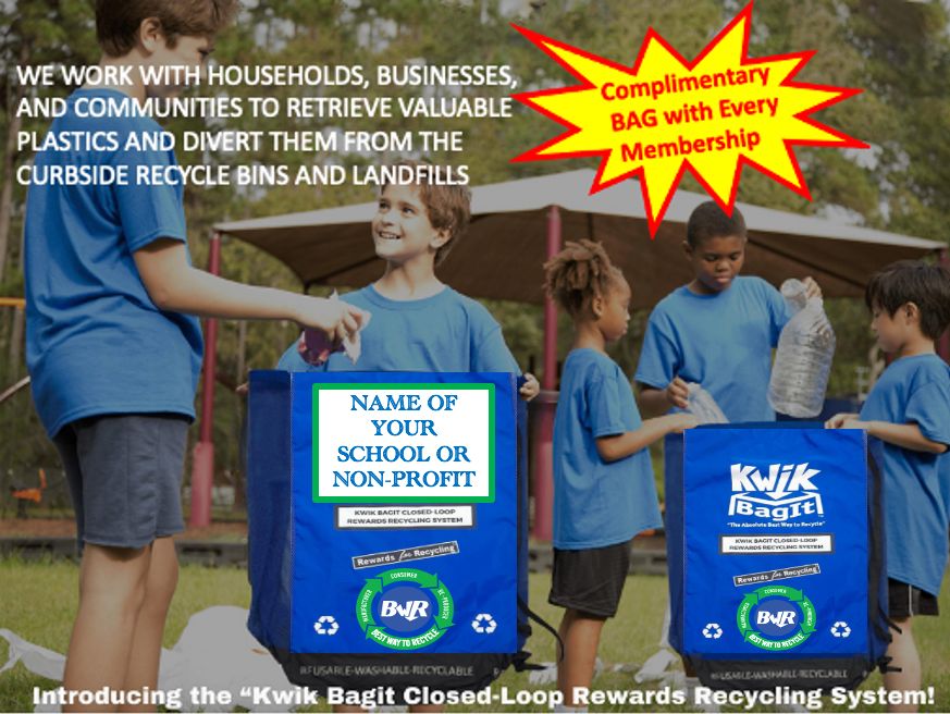 COMPLIMENTARY REUSABLE RECYCLING BAG