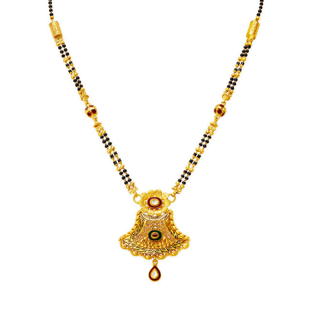 gold Kumaoni Nath (Traditional Wear Jewelry) - Battulaal Jewels