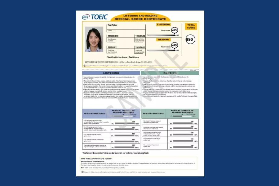 Buy TOEIC Certificate Online | Get PTE Certificates