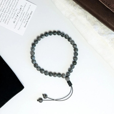 Labradorite Tasbih Bracelet | Men's Misbaha - 33 Beads, 6mm Profile Picture