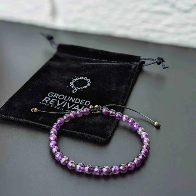 Amethyst Tasbih Bracelet | Women's Dhikr Beads - 33 Beads, 5mm Profile Picture