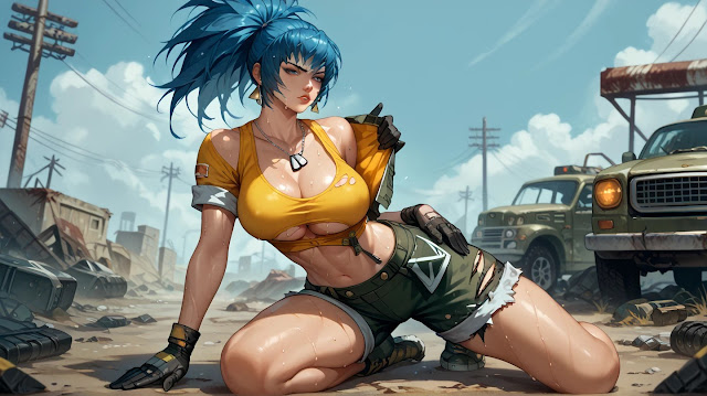 Ngắm ảnh đẹp Leona Heidern King of fighter