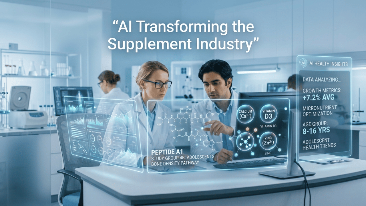 How AI Could Transform Research, Marketing, and Sales in the Height Supplement Industry - Teknobird