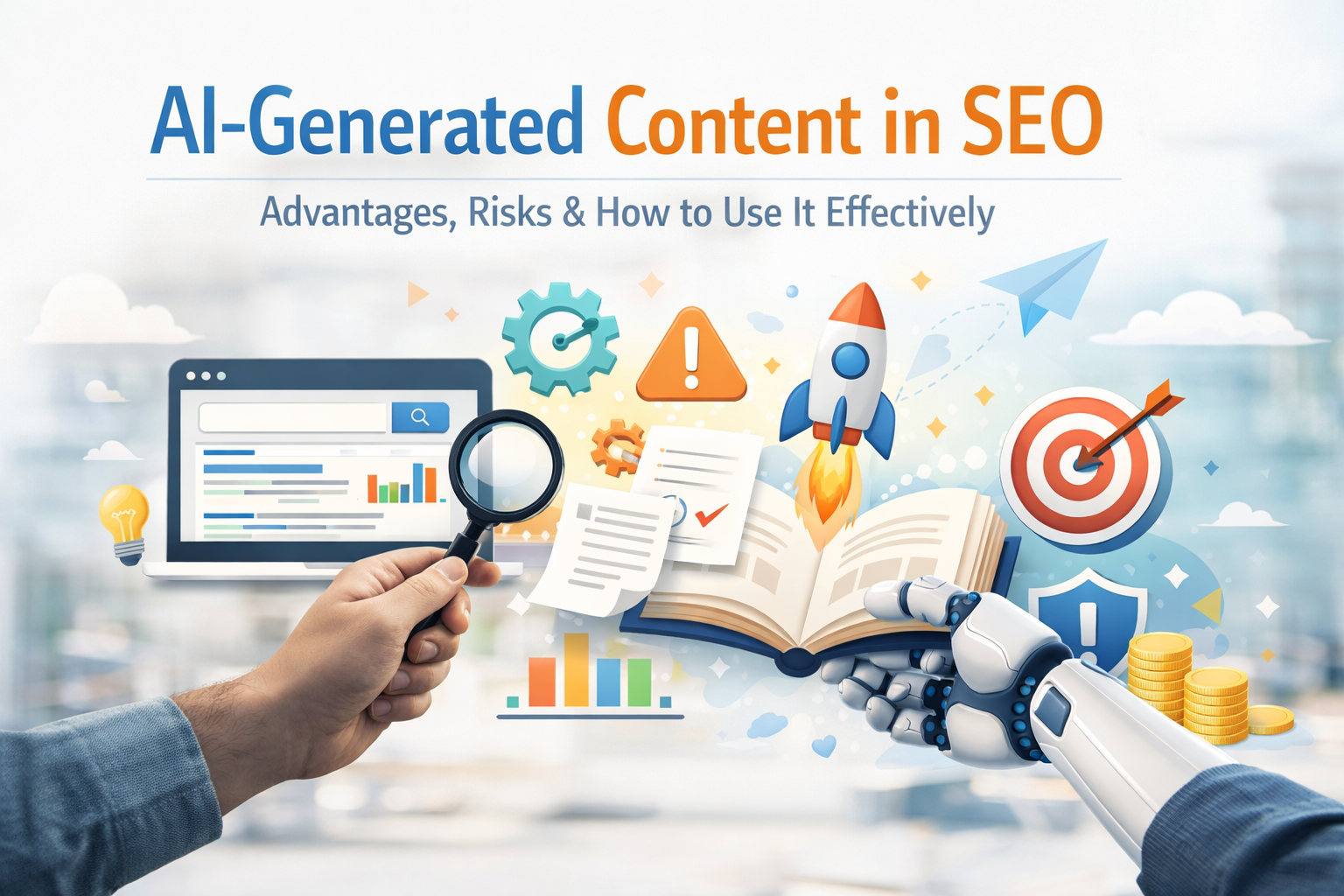 AI-Generated Content in SEO: Advantages, Risks & How to Use It Effectively